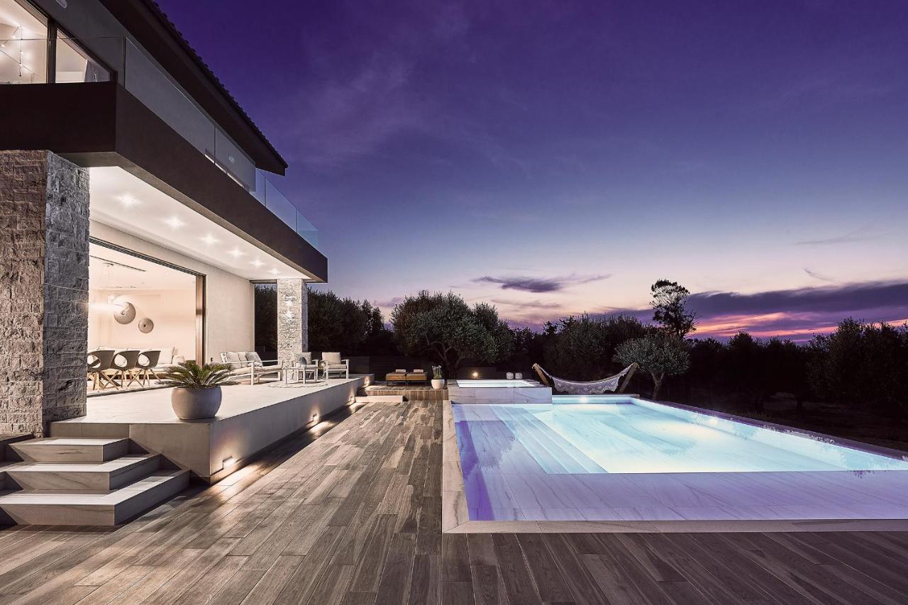 Villa Carpos Chania  Bagian luar foto