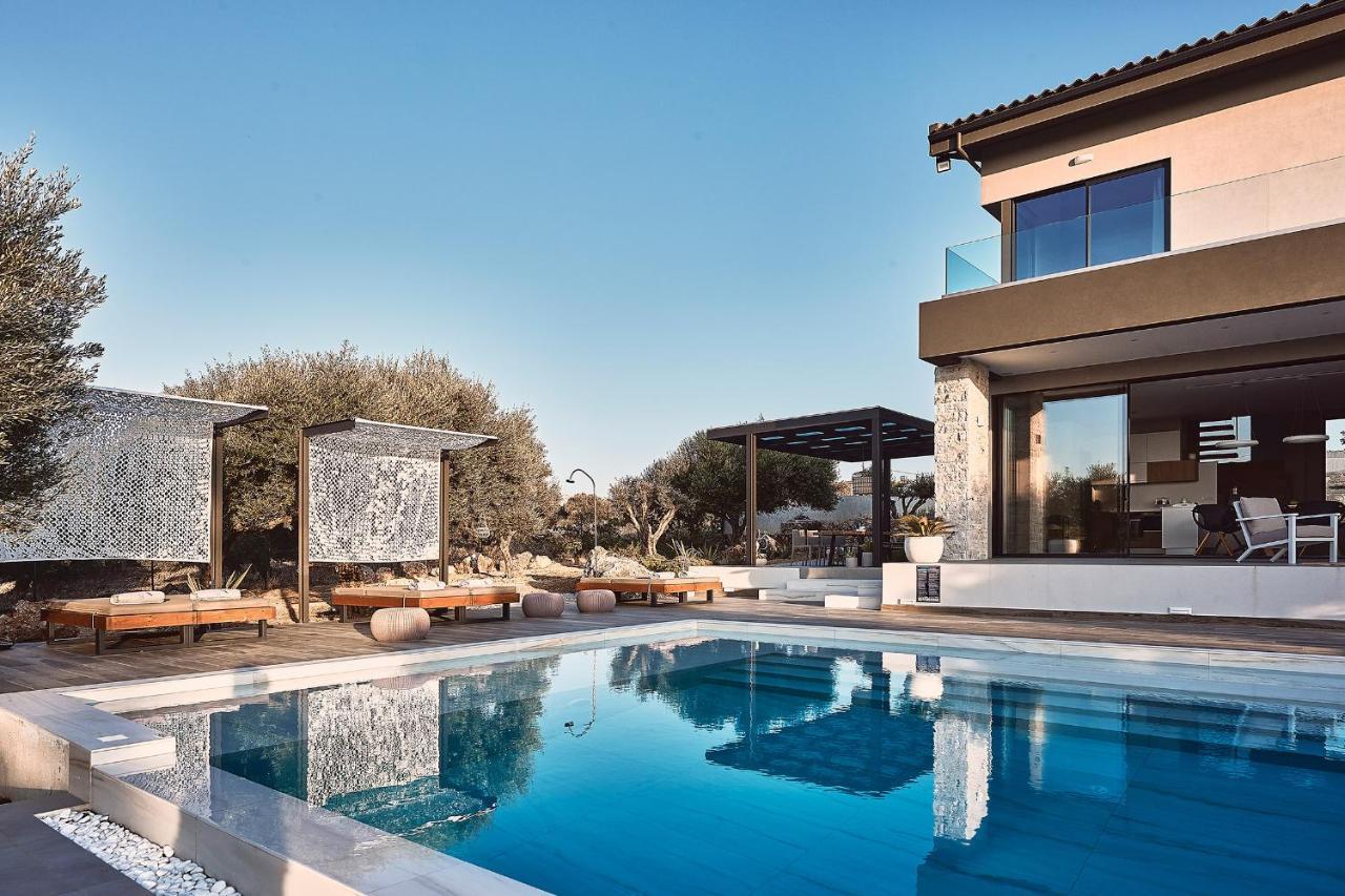 Villa Carpos Chania  Bagian luar foto
