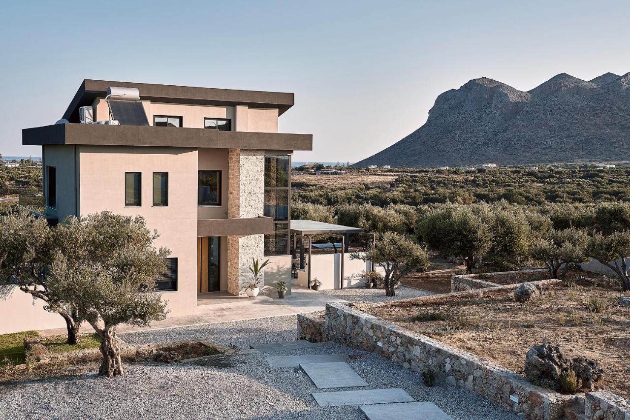 Villa Carpos Chania  Bagian luar foto