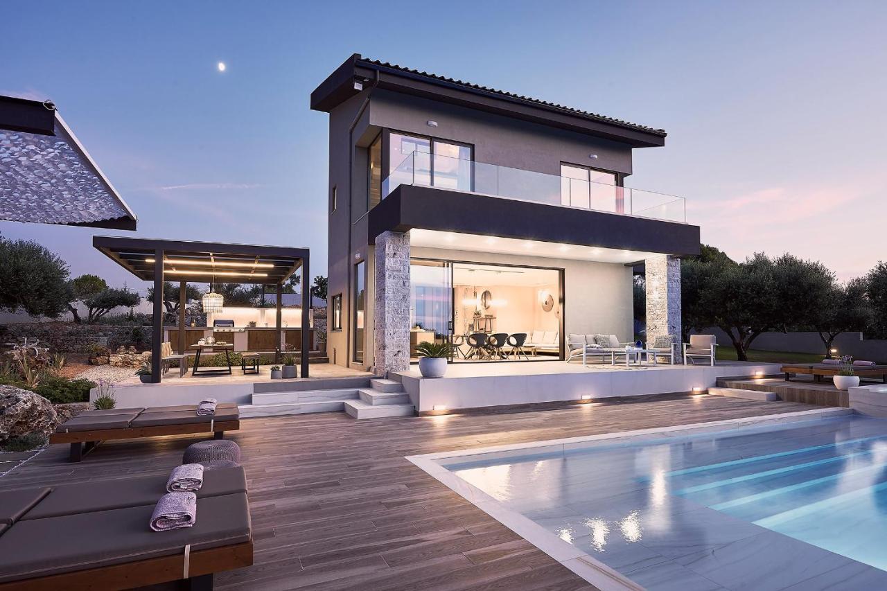 Villa Carpos Chania  Bagian luar foto
