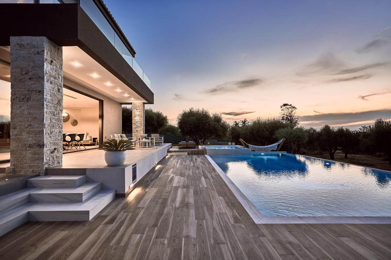 Villa Carpos Chania  Bagian luar foto